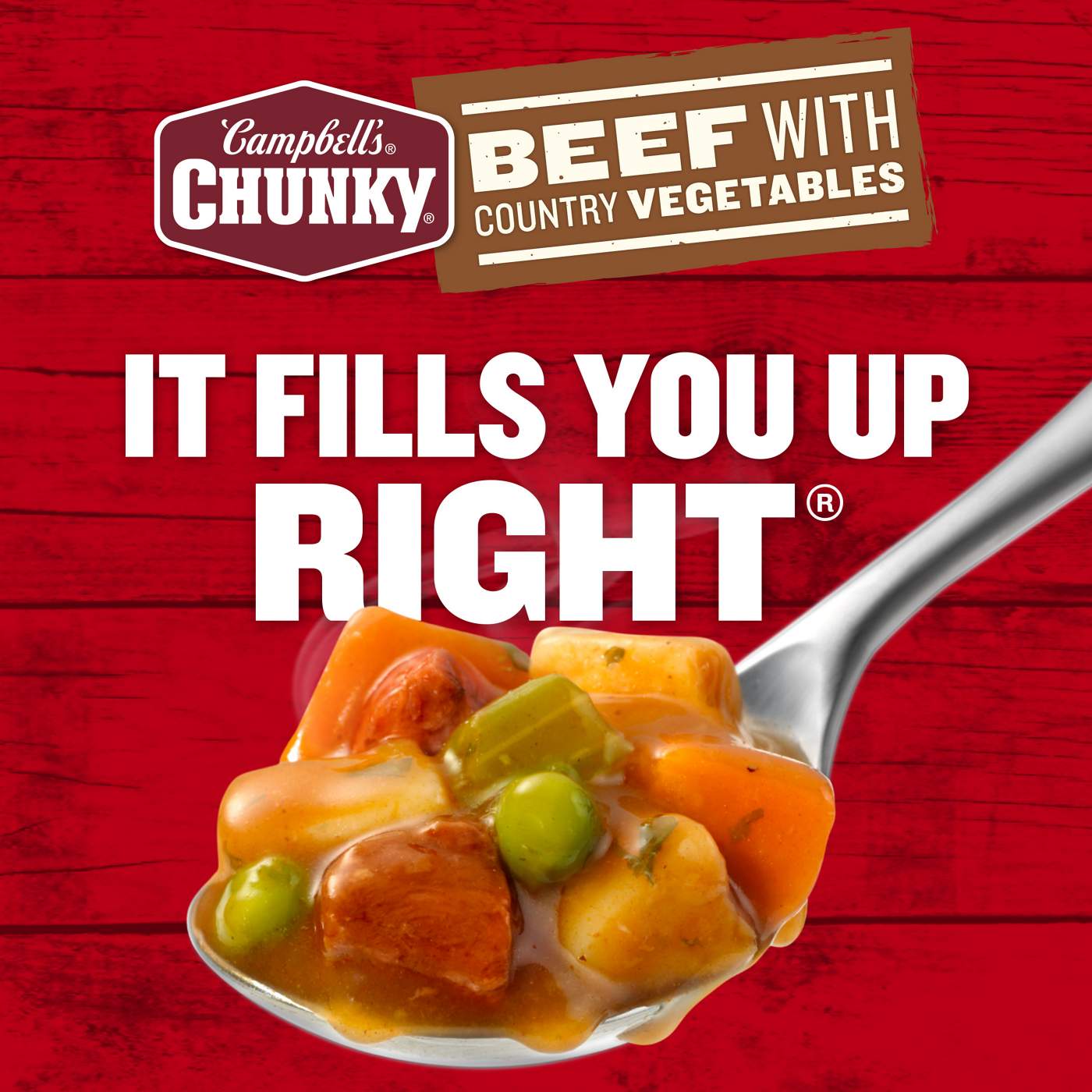 Campbell's Chunky Beef Soup with Country Vegetables; image 8 of 10