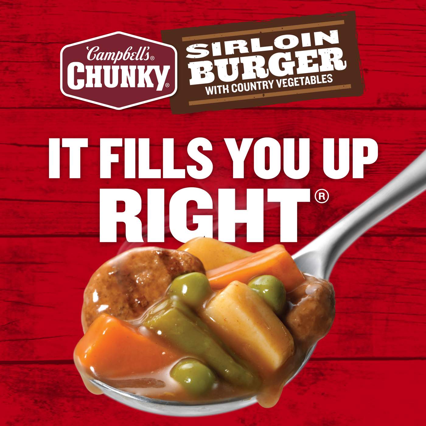 Campbell's Chunky Sirloin Burger With Country Vegetables Beef Soup; image 5 of 10