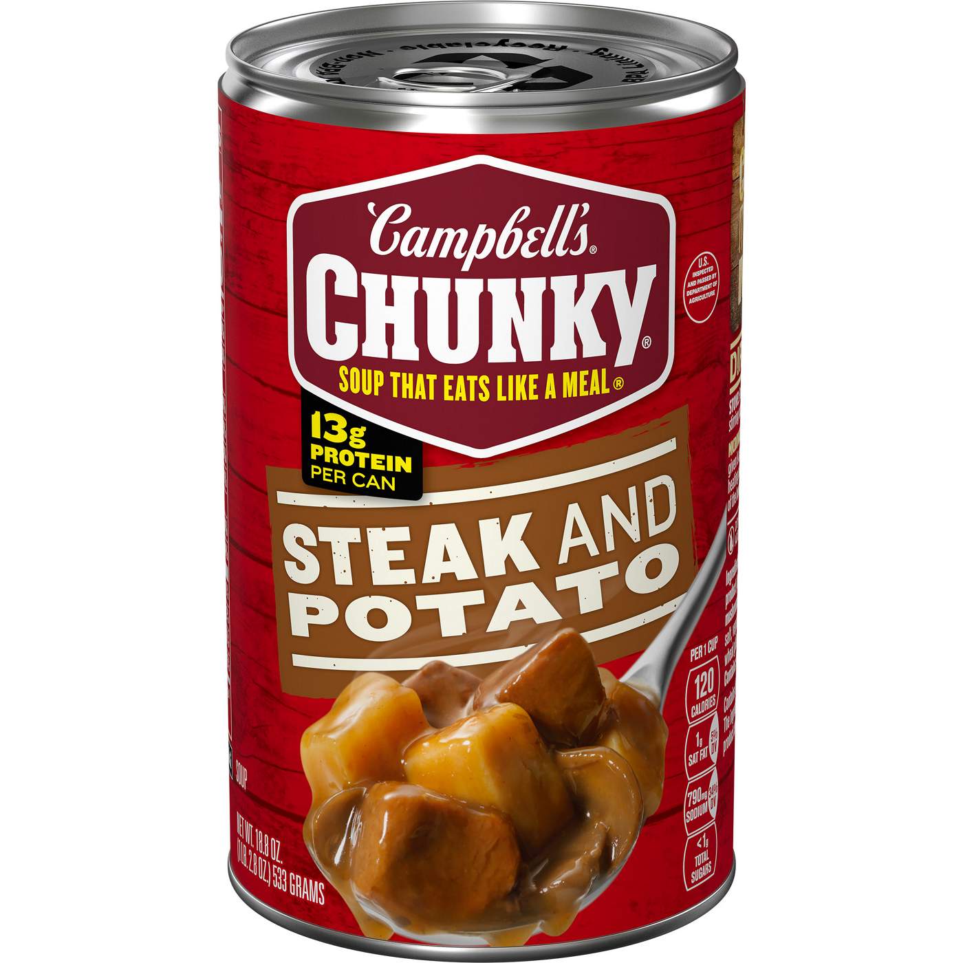 Campbell's Chunky Steak & Potato Soup; image 1 of 10