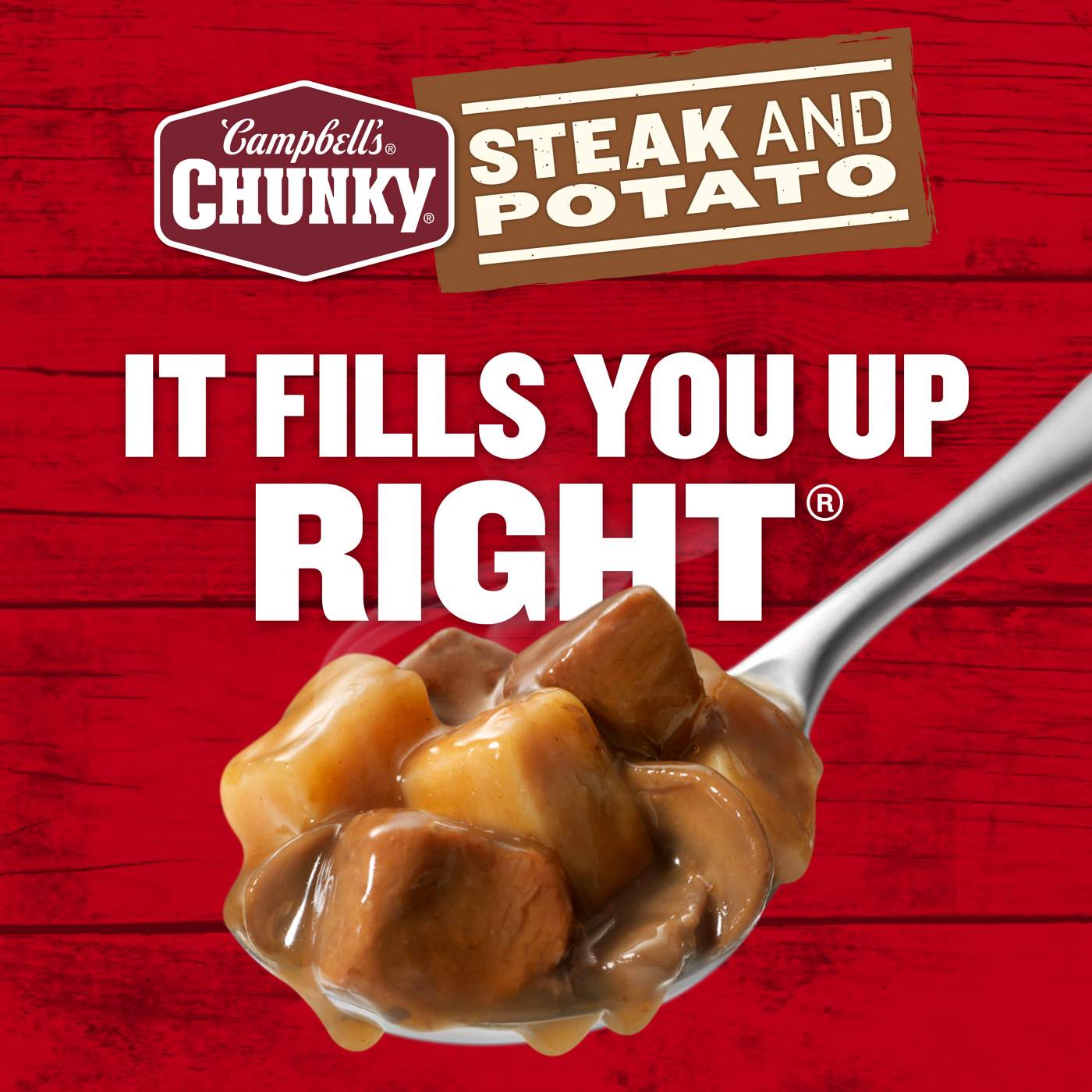 Campbell's Chunky Steak & Potato Soup; image 7 of 10