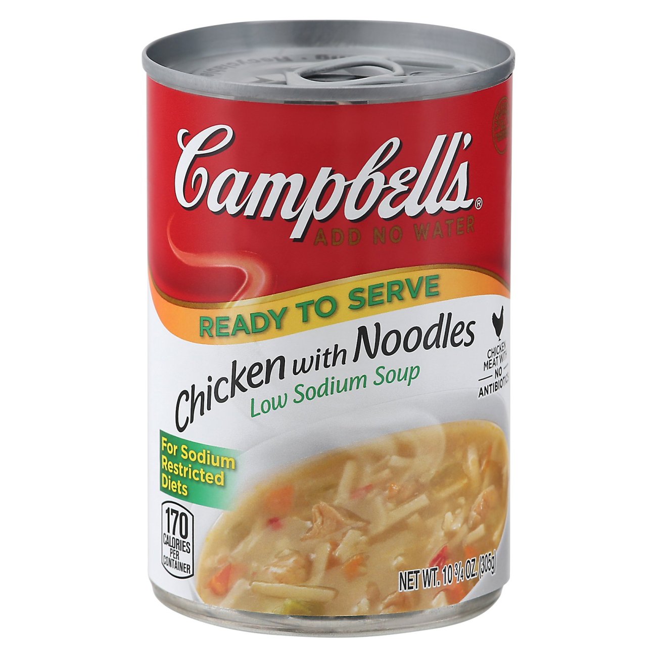 Campbell's Low Sodium Chicken With Noodles Soup - Shop Soups & chili at ...