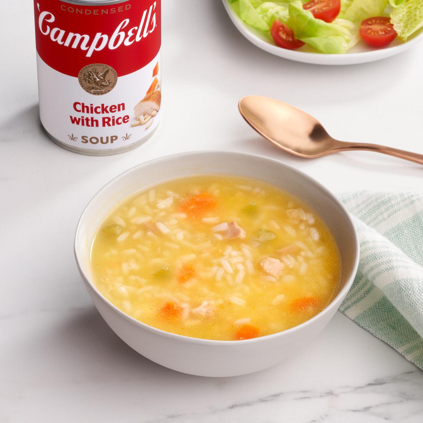 Campbell's Condensed Chicken With Rice Soup; image 4 of 6