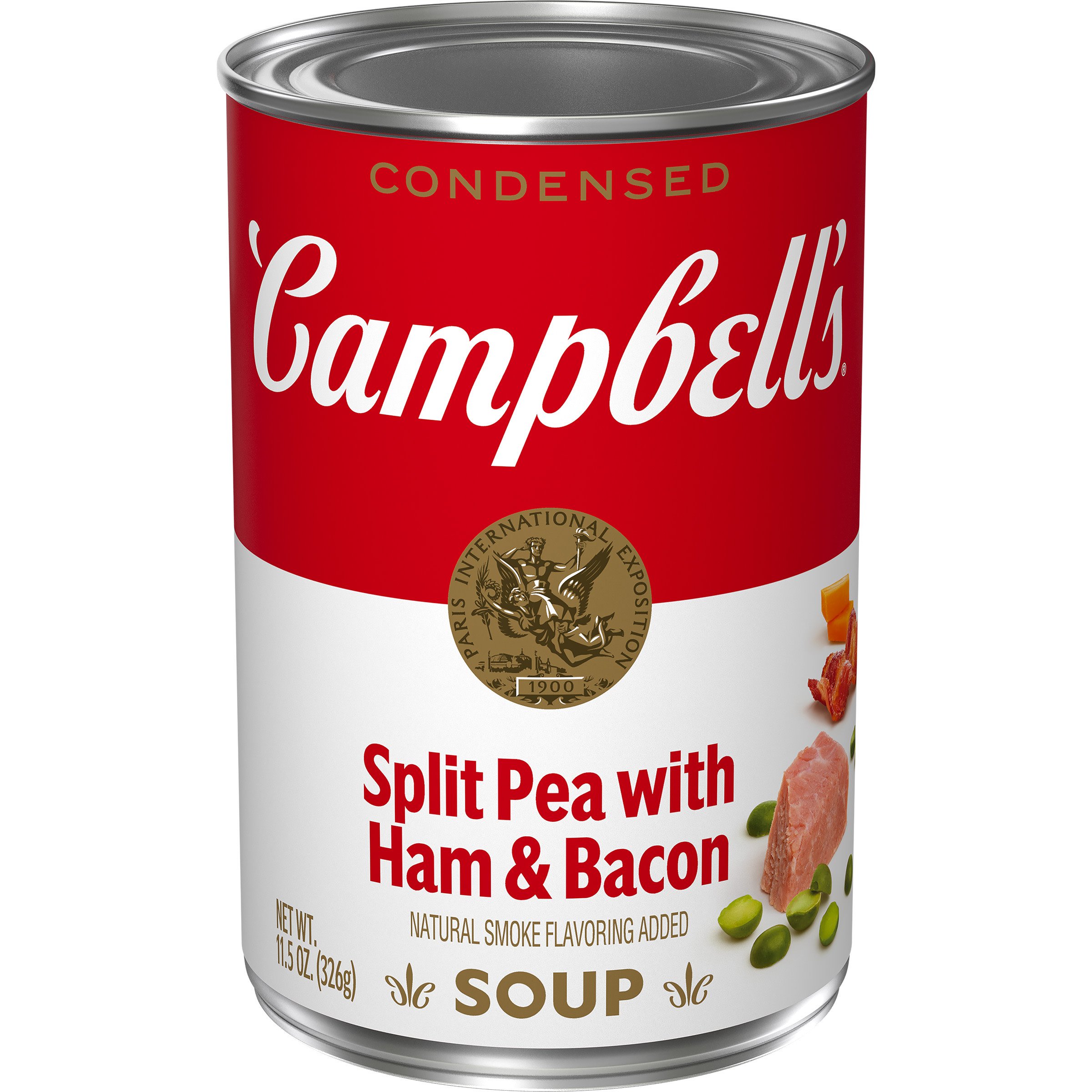 Campbells Condensed Split Pea With Ham And Bacon Soup Shop Soups And Chili At H E B 6383