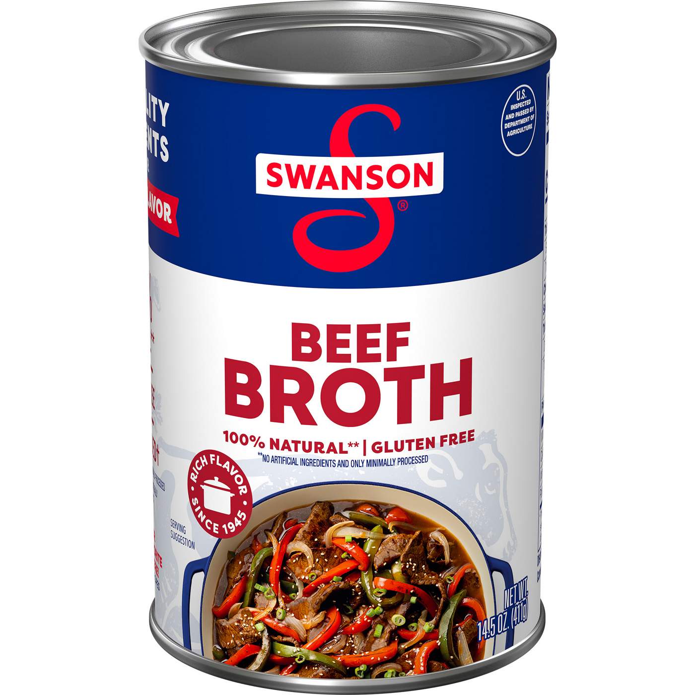 Swanson 100% Natural Beef Broth; image 1 of 8