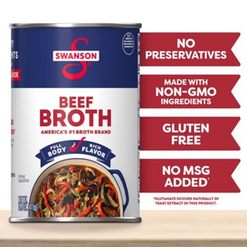 Swanson Beef Broth, 14.5 oz