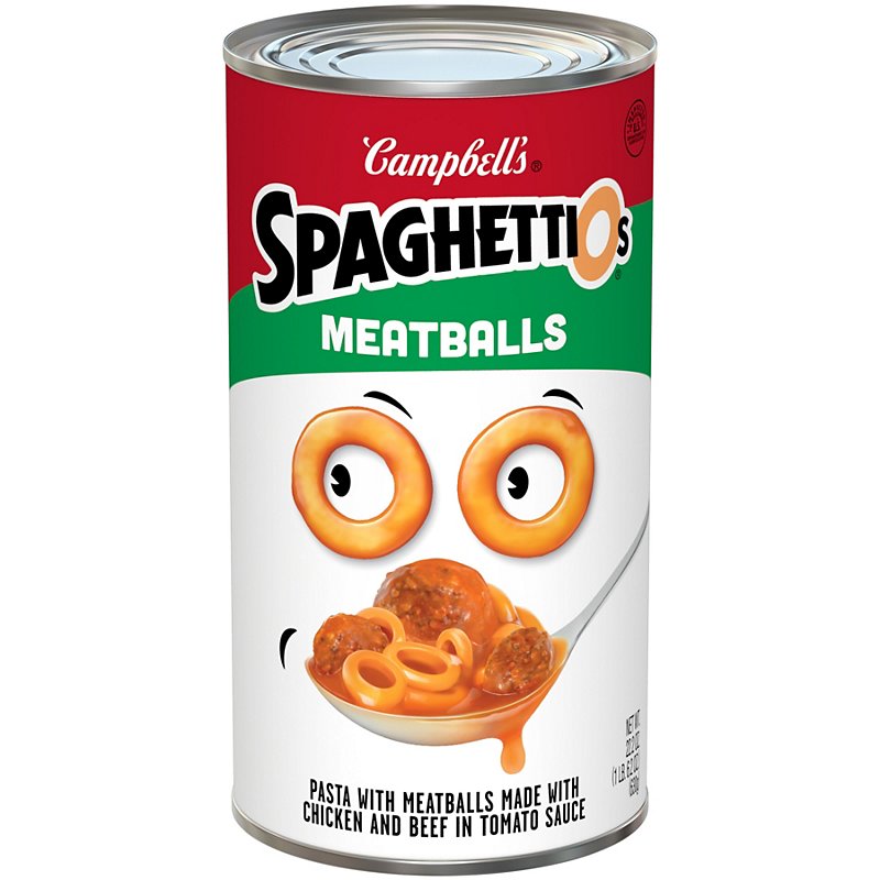 Campbell's SpaghettiOs with Meatballs - Shop Pantry Meals at ...