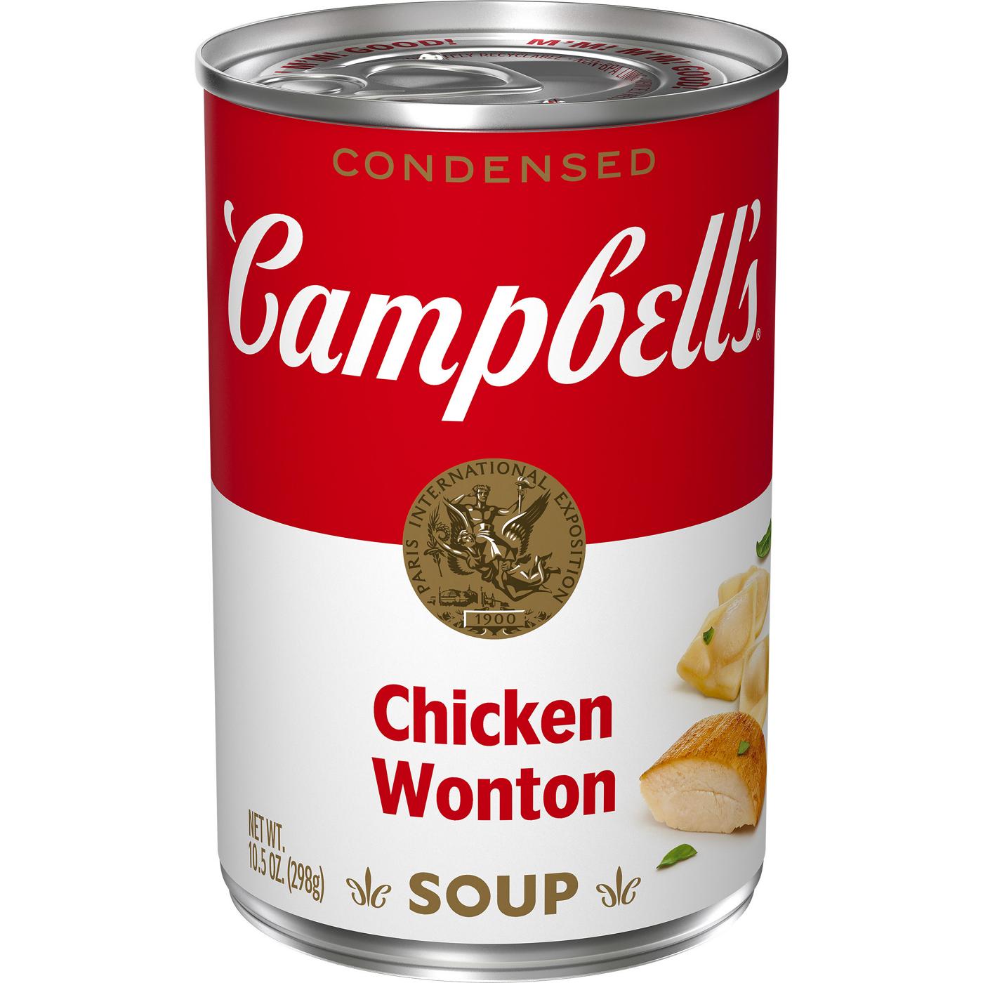 Campbell's Condensed Chicken Wonton Soup; image 1 of 9