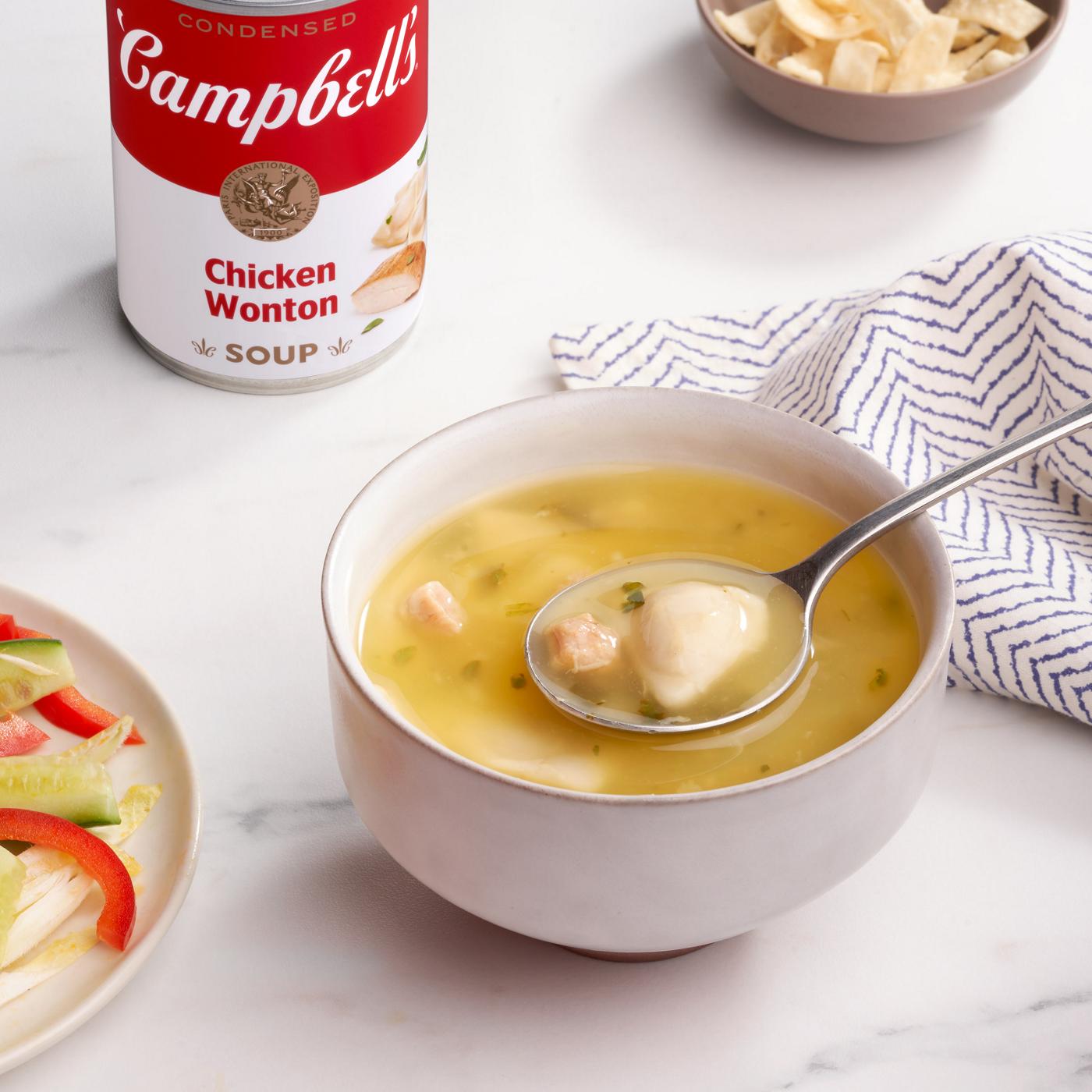 Campbell's Condensed Chicken Wonton Soup; image 9 of 9