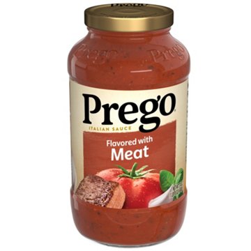 Prego Flavored with Meat Pasta Sauce, 24 oz