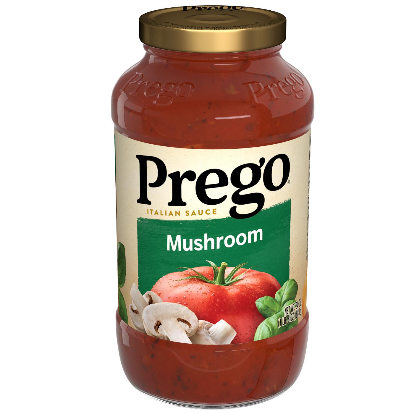Prego Mushroom Pasta Sauce; image 1 of 8