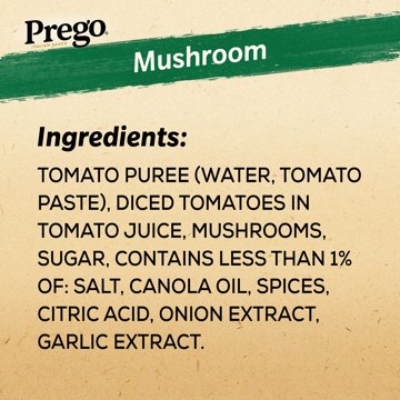 Prego Mushroom Pasta Sauce, 45 oz