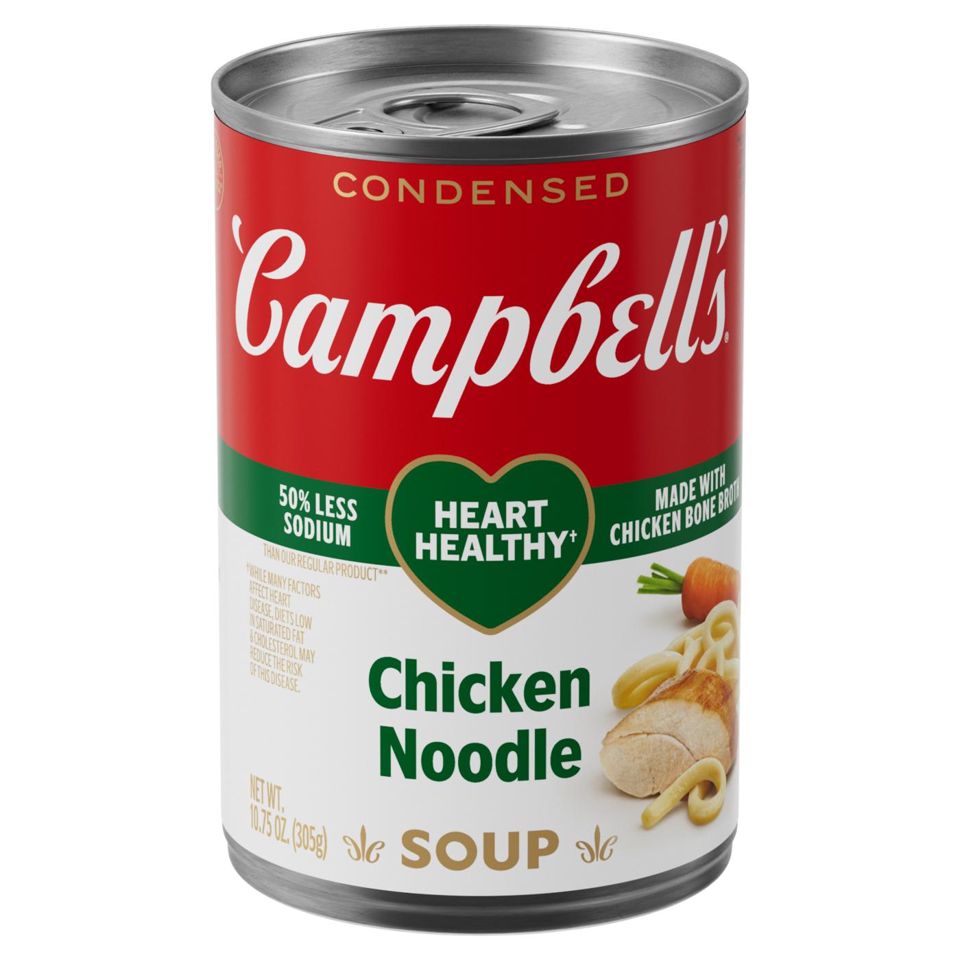 Campbell's Condensed Heart Healthy Chicken Noodle Soup; image 1 of 8