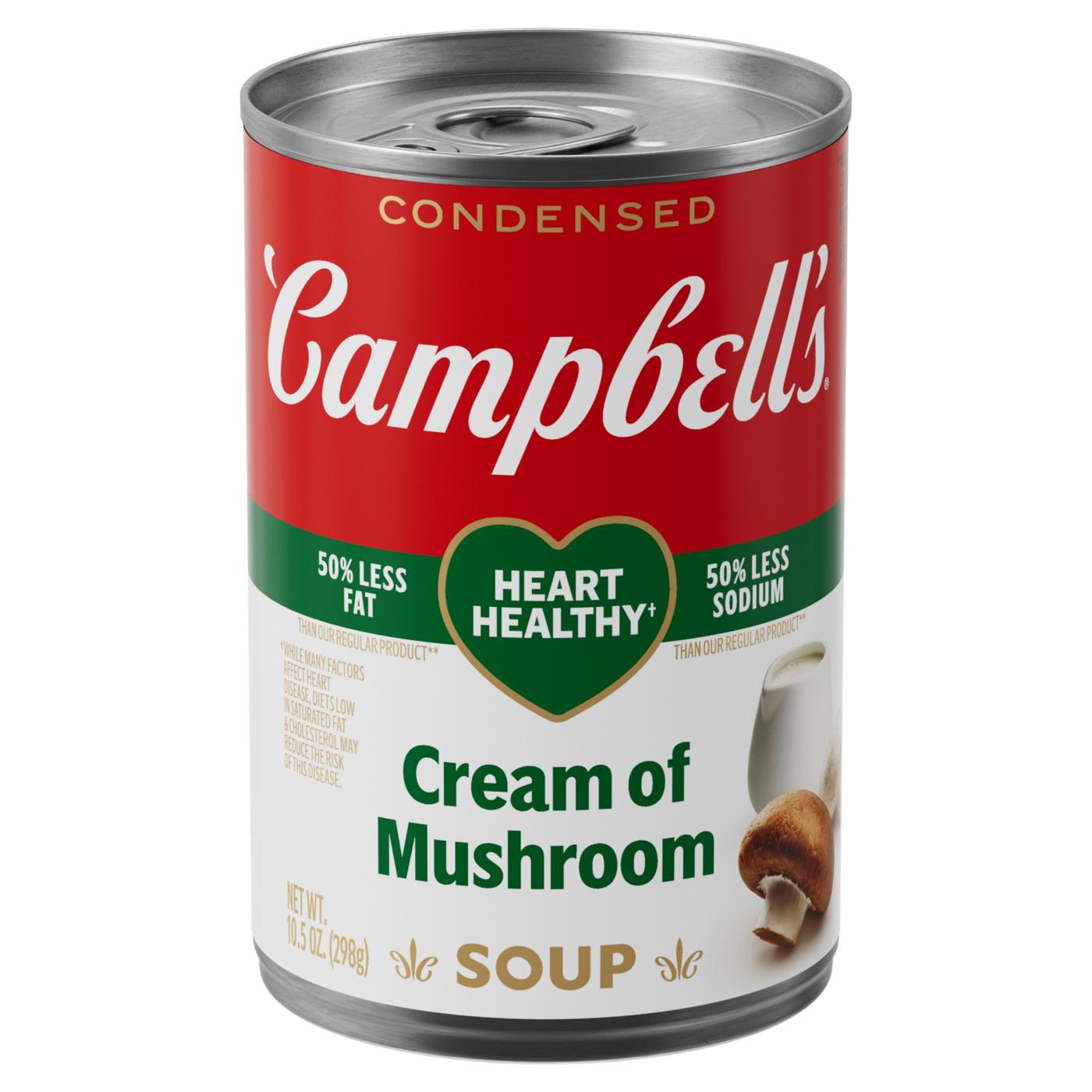 Campbell's Condensed Heart Healthy Cream of Mushroom Soup; image 1 of 8