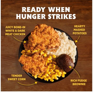Hungry-Man Selects Classic Fried Chicken Frozen Meal