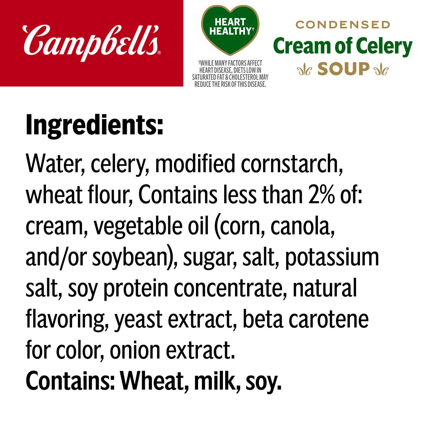 Campbell's Condensed Healthy Request Heart Healthy Cream of Celery Soup; image 5 of 8