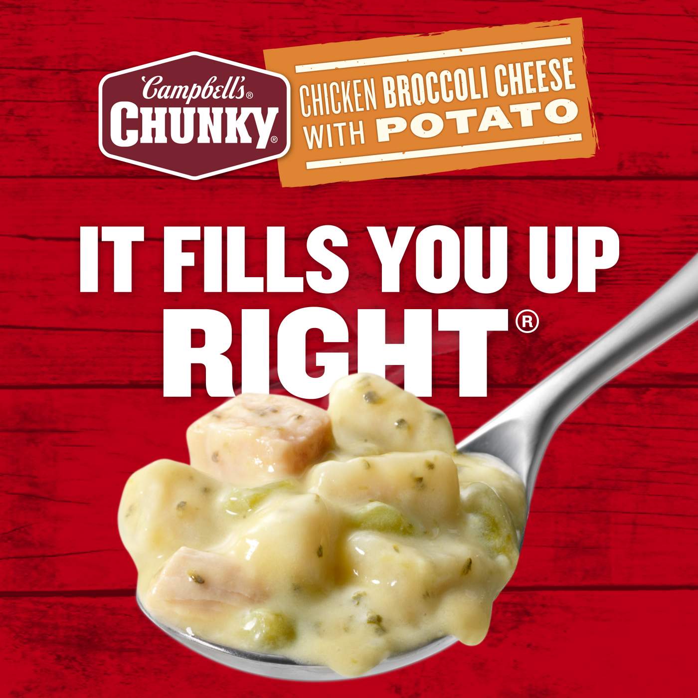 Campbell's Chunky Chicken Broccoli Cheese Soup; image 5 of 10