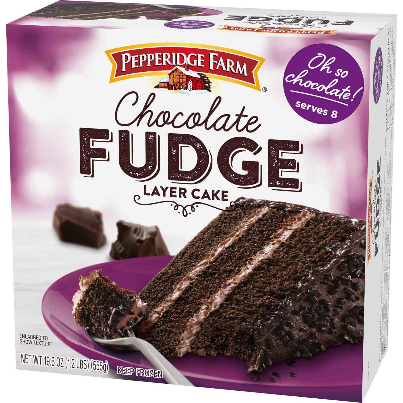 Pepperidge Farm Frozen Chocolate Fudge Layer Cake; image 2 of 6