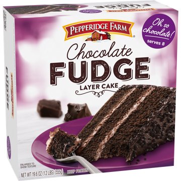 Pepperidge Farm Frozen Chocolate Fudge Layer Cake, 19.6 oz