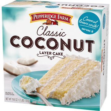 Pepperidge Farm Frozen Coconut Layer Cake, 19.6 oz
