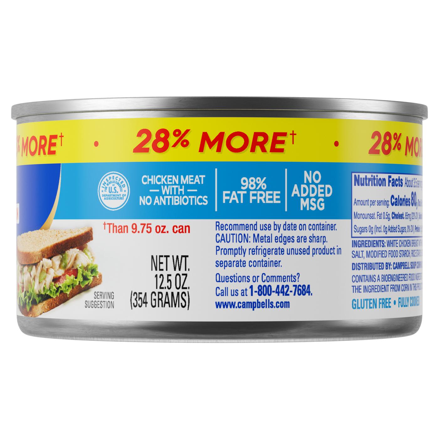 Swanson White Premium Chunk Canned Chicken Breast in Water; image 3 of 4