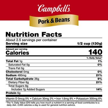 Campbell's Pork & Beans, 11 oz