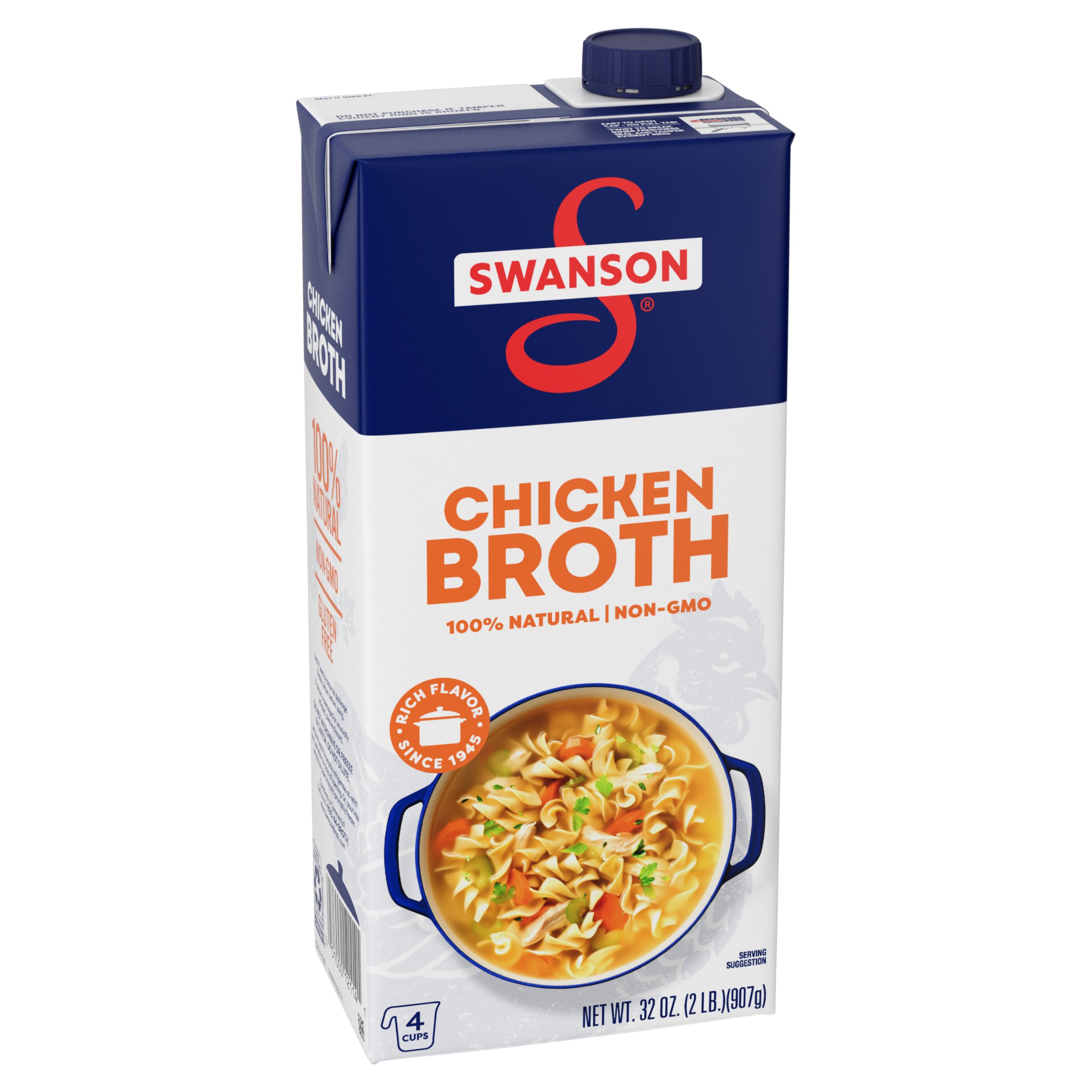 Swanson 100 Natural Chicken Broth Shop Broth & Bouillon at HEB