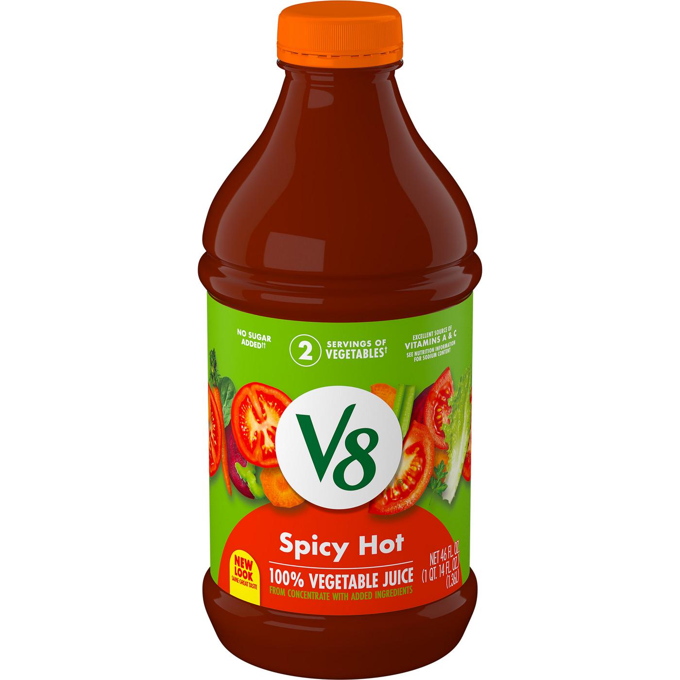 V8 Spicy Hot 100% Vegetable Juice; image 1 of 8