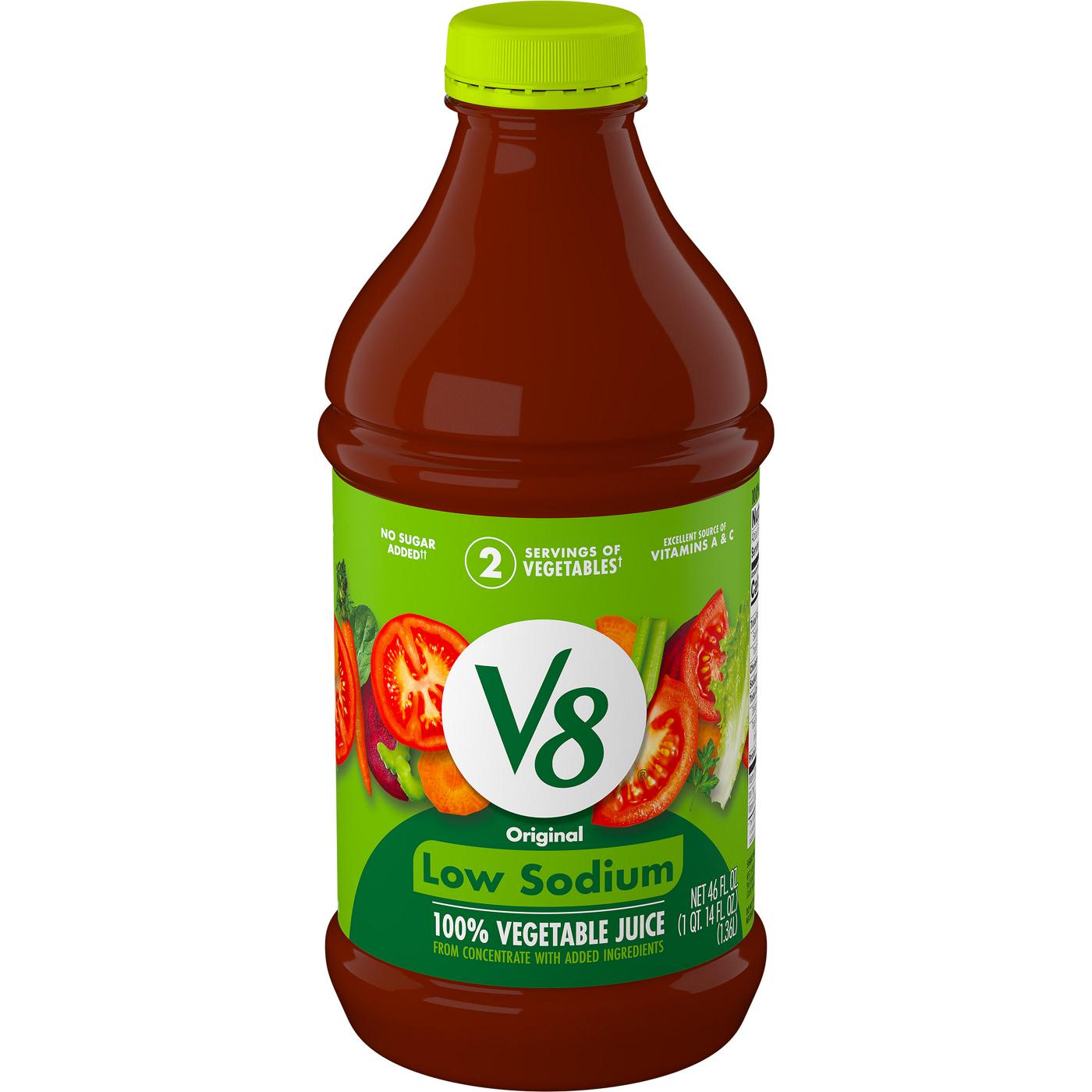 V8 Low Sodium Original 100% Vegetable Juice; image 1 of 7