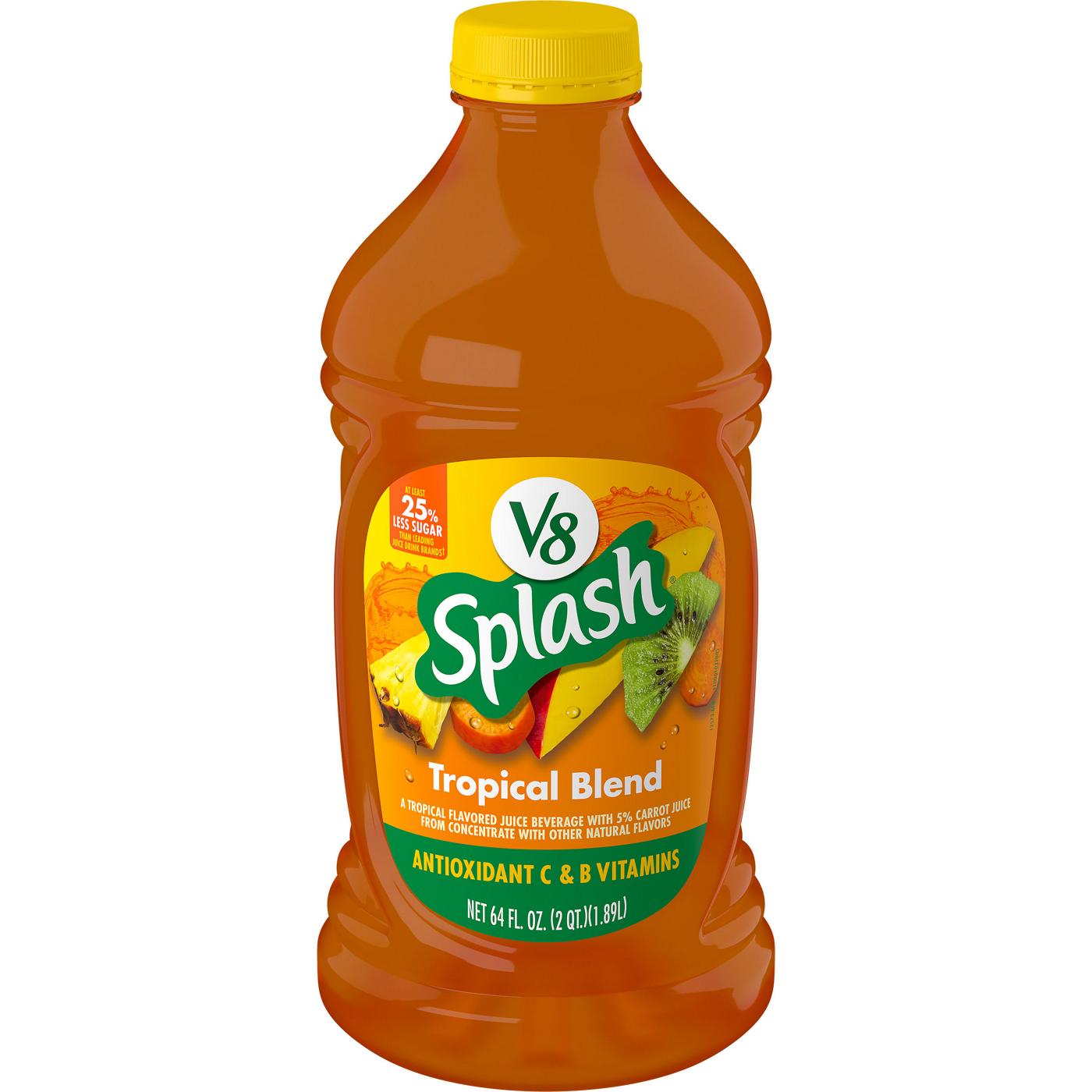 V8 Splash Tropical Blend Flavored Juice Beverage; image 1 of 6