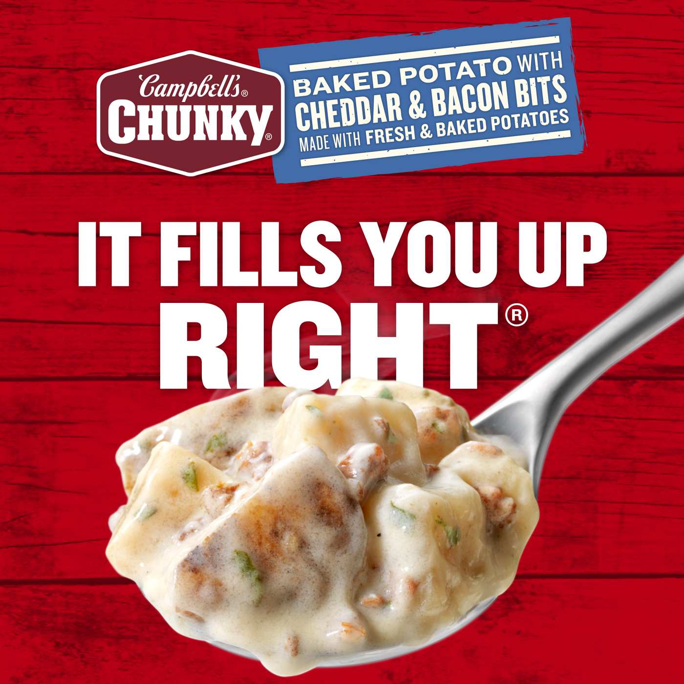 Campbell's Chunky Baked Potato with Cheddar & Bacon Bits Soup; image 7 of 10