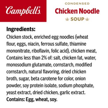 Campbell's Condensed Chicken Noodle Soup, 4 pk