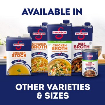 Swanson 33% Less Sodium Chicken Broth, 32 oz