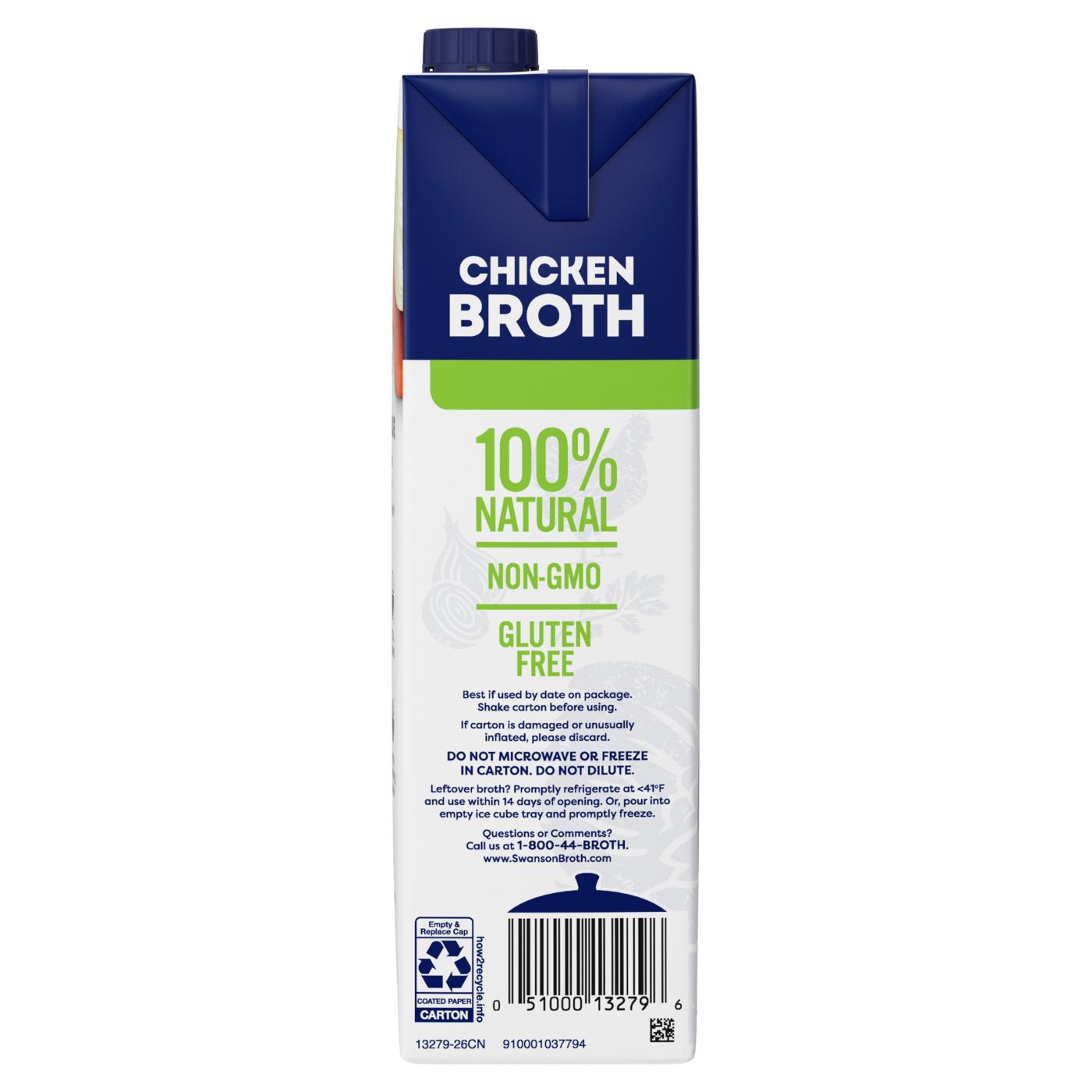 Swanson 33% Less Sodium Chicken Broth; image 4 of 6