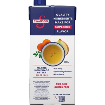 Swanson 33% Less Sodium Chicken Broth, 32 oz