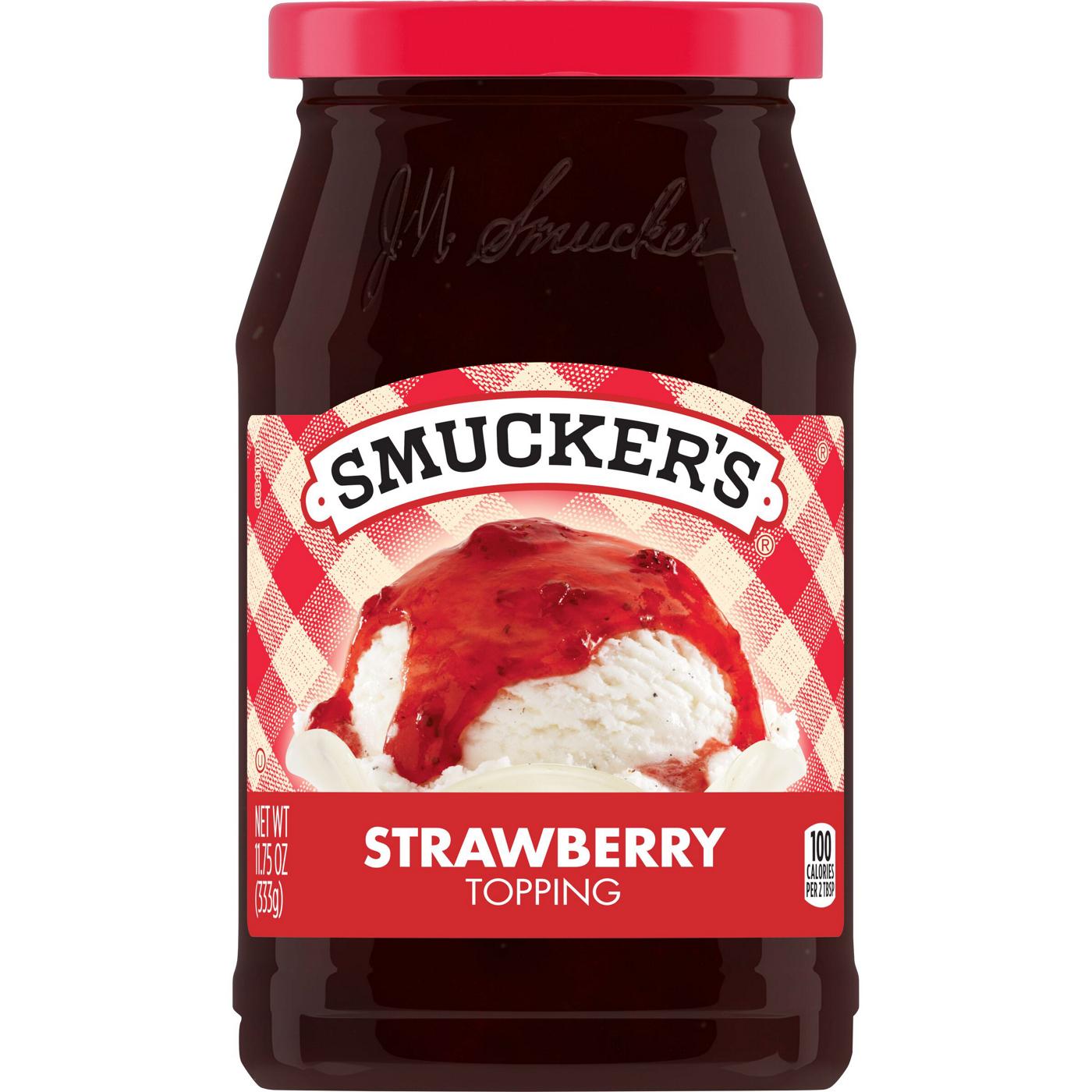 Smucker's Strawberry Ice Cream Topping; image 1 of 3