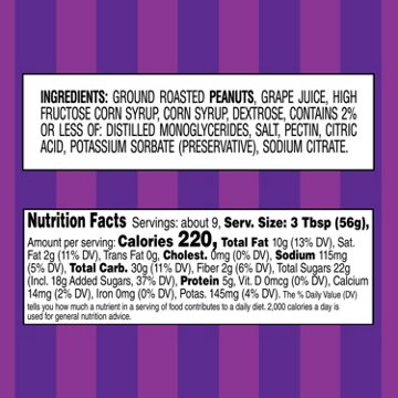 Smucker's Goober Peanut Butter & Grape Jelly Stripes, 18 oz