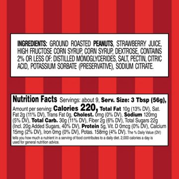 Smucker's Goober Peanut Butter & Strawberry Jelly Stripes, 18 oz