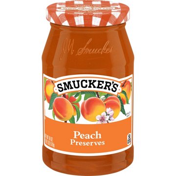 Smucker’s Peach Preserves, 18 oz