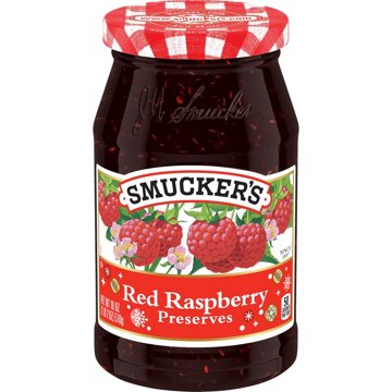 Smucker’s Red Raspberry Preserves, 18 oz
