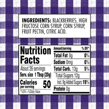 Smucker's Blackberry Jam, 18 oz