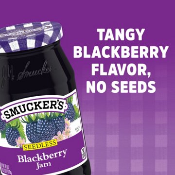 Smucker’s Seedless Blackberry Jam, 18 oz