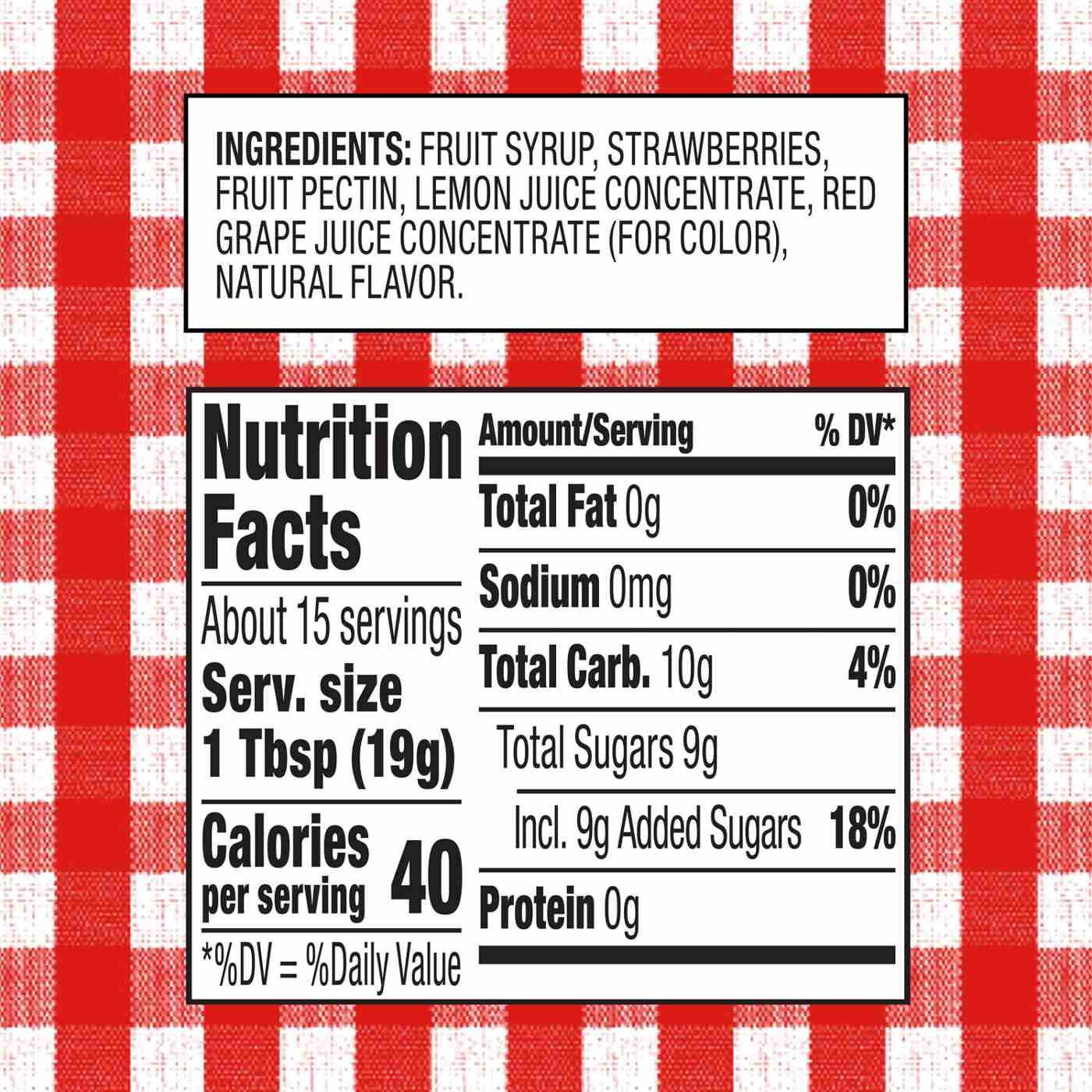 Smucker's Simply Fruit Strawberry Spreadable Fruit; image 3 of 4