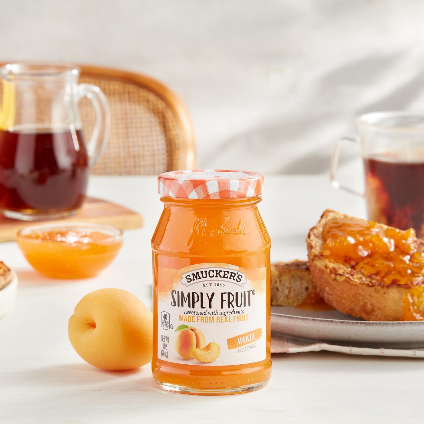 Smucker's Simply Fruit Apricot Spreadable Fruit; image 2 of 4