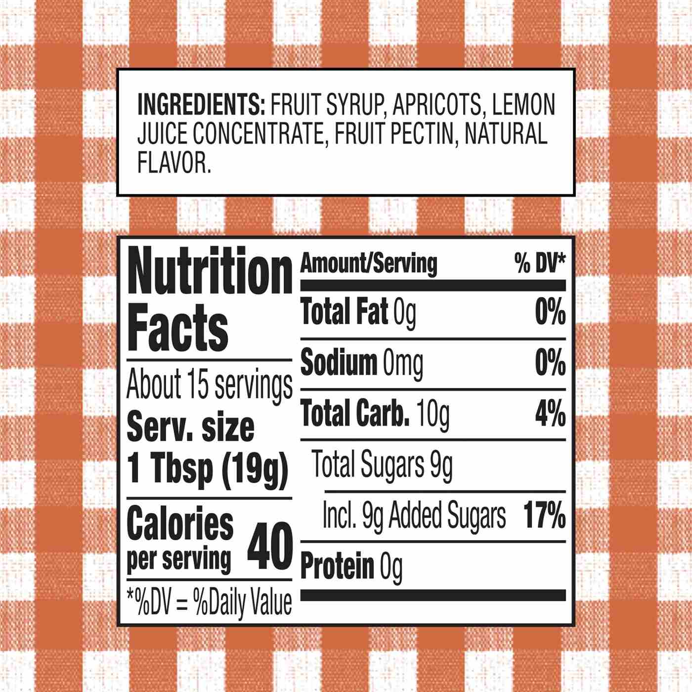 Smucker's Simply Fruit Apricot Spreadable Fruit; image 3 of 4