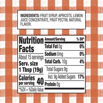 Smucker’s Simply Fruit Apricot Spread, 10 oz