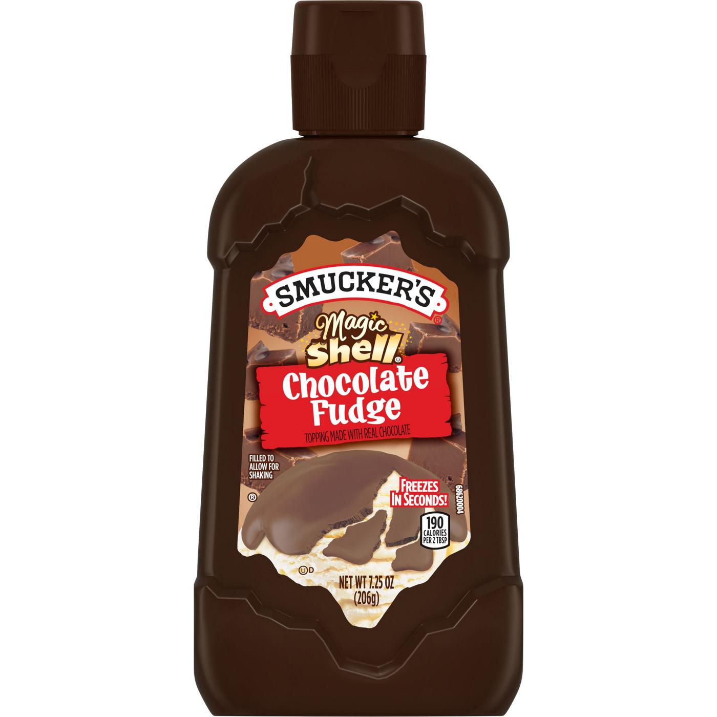 Smucker's Magic Shell Chocolate Fudge Flavored Topping; image 1 of 4