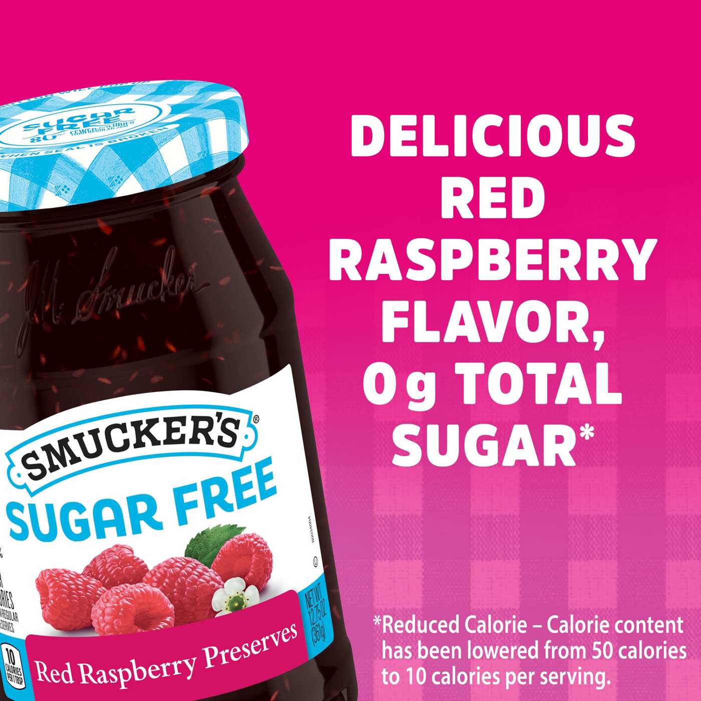 Smucker's Sugar Free Red Raspberry Preserves; image 5 of 5