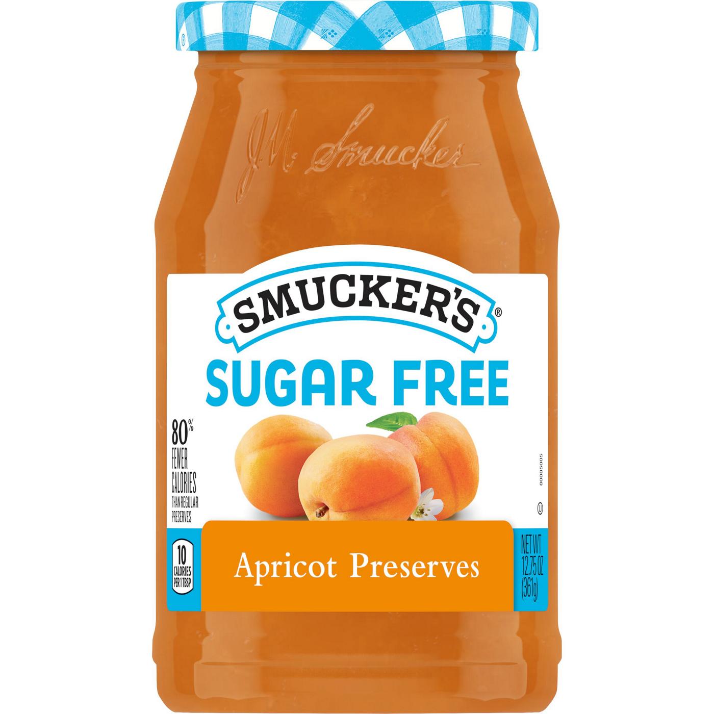 Smucker's Sugar Free Apricot Preserves; image 1 of 5