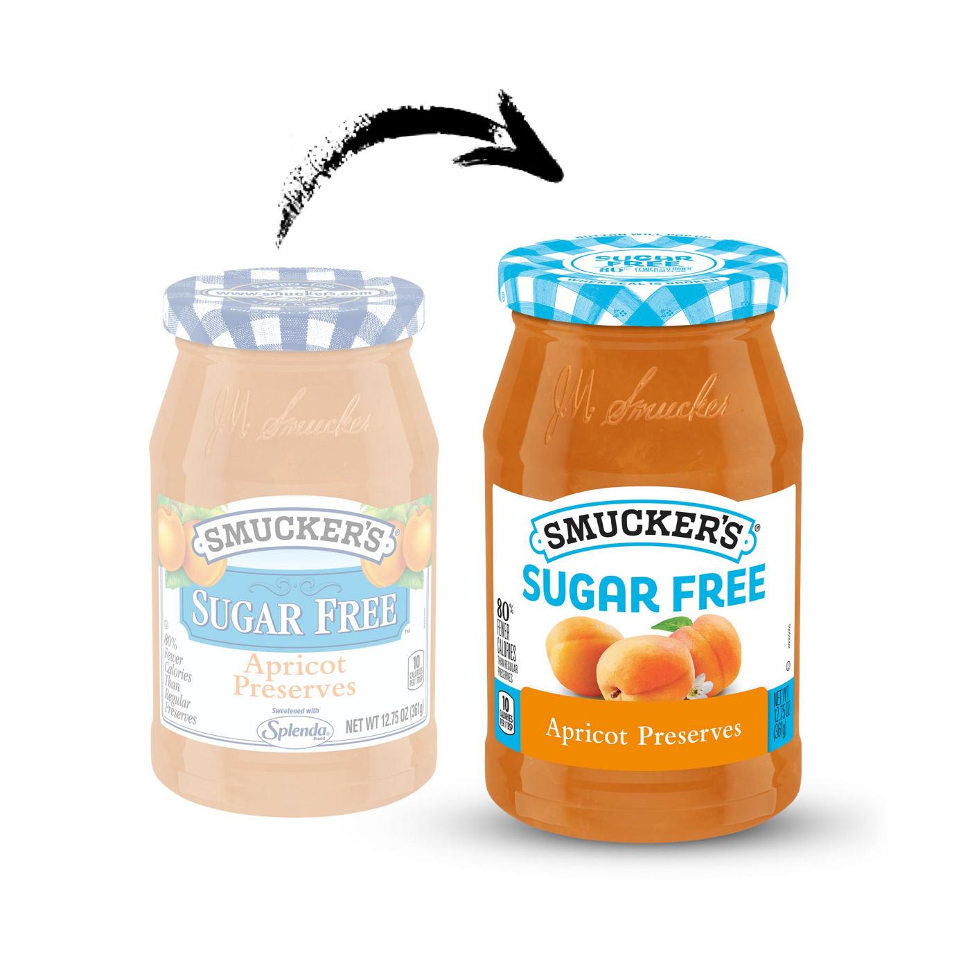 Smucker's Sugar Free Apricot Preserves; image 2 of 5