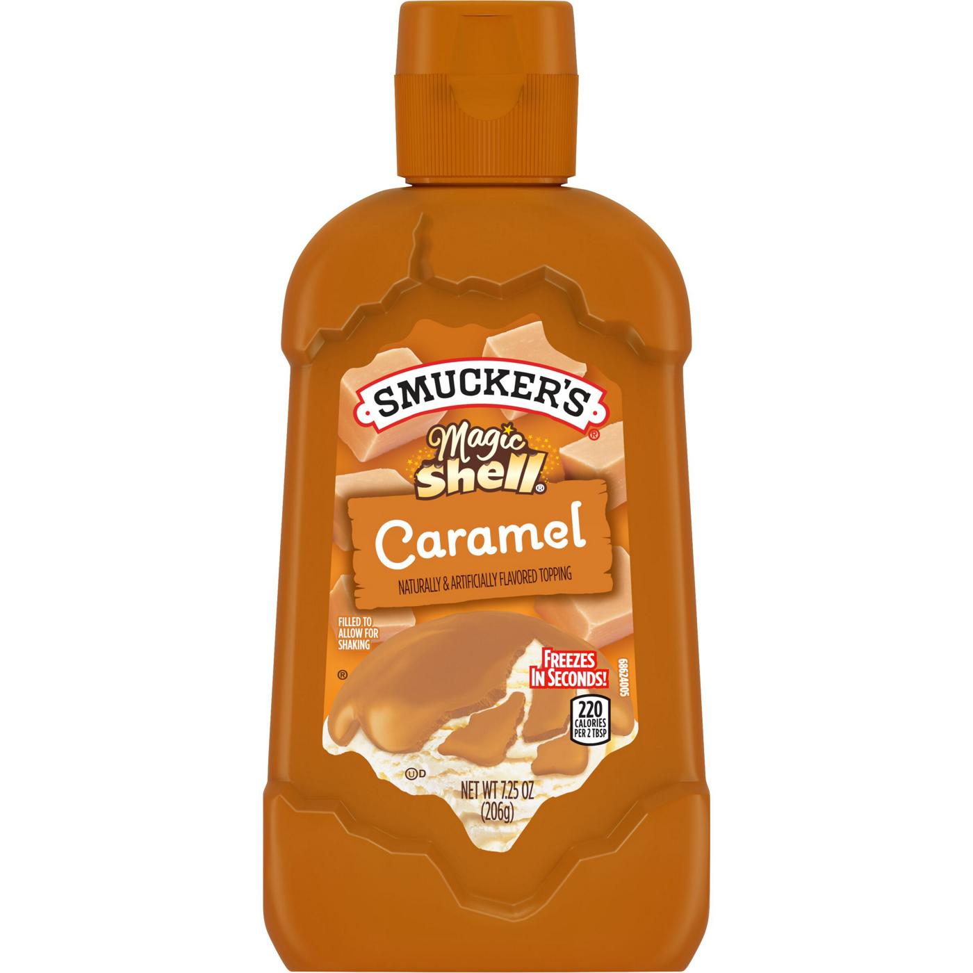 Smucker's Caramel Flavor Magic Shell; image 1 of 4